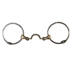 Jump'in Large Ring Gag Bit With High Port