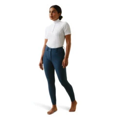 Ariat Women's Tri Factor Grip Full Seat Breeches - Seasonal Colors -Equestrian Supply Store 10043467 Ariat WMS.TRI .FACTOR.GRIP .FS Deep.Petroleum Full.Body
