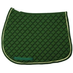 TuffRider Basic All Purpose Pad With Trim And Piping -Equestrian Supply Store 100558 JPC TuffRider.Basic .AllPurpose.Saddle.Pad .Trim Piping Hunter.Hunter.LightTan