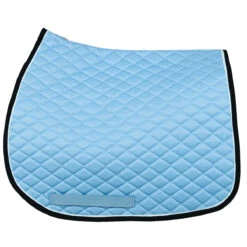 TuffRider Basic All Purpose Pad With Trim And Piping -Equestrian Supply Store 100558 JPC TuffRider.Basic .AllPurpose.Saddle.Pad .Trim Piping LightBlue.Navy .White