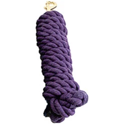 Cotton Lead Rope -Equestrian Supply Store 10186 Jacks Cotton.Lead .Rope Purple