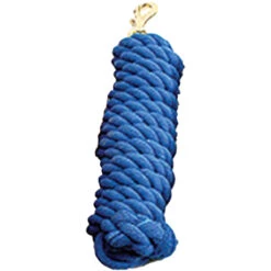 Cotton Lead Rope -Equestrian Supply Store 10186 Jacks Cotton.Lead .Rope Royal