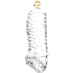 Cotton Lead Rope -Equestrian Supply Store 10186 Jacks Cotton.Lead .Rope White