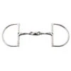 Weatherbeeta JP Korsteel Stainless Steel Oval Link Hunter Dee Ring Snaffle Bit