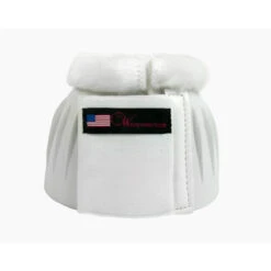 Equestrian Supply Store -Equestrian Supply Store 147F Walsh Velcro.Bell .Boot .Fleece White Front