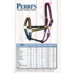 Perri's Economy Safety Halter 8 Perri's Economy Safety Halter -Equestrian Supply Store 150 Perris Economy.Safety.Halter Sizes
