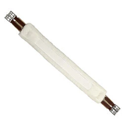 Lettia Fleeced Lined CoolMax Girth -Equestrian Supply Store 32 JPC Lettia Cool.Max .Fleece.Lined .Girth Brown Fleece