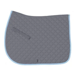 Centaur Imperial All Purpose Saddle Pad -Equestrian Supply Store 468265 ERS Centaur.Imperial.A.P.Saddle.Bad Grey.LtBlue