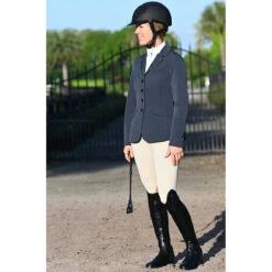 Ovation EuroWeave DX Taylored Ladies Front Zip Knee Patch Euro Seat Breeches -Equestrian Supply Store 469578 ERS Ovation.EuroWeave.DX .Taylored.Ladies.Front .Zip.Knee .Patch .Euro .Seat .Breech