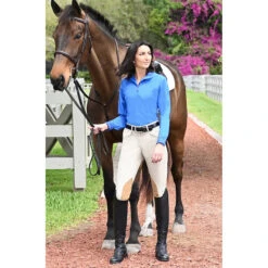 Ovation EuroWeave DX Taylored Ladies Front Zip Knee Patch Euro Seat Breeches -Equestrian Supply Store 469578 ERS Ovation.EuroWeave.DX .Taylored.Ladies.Front .Zip.Knee .Patch .Euro .Seat .Breech2