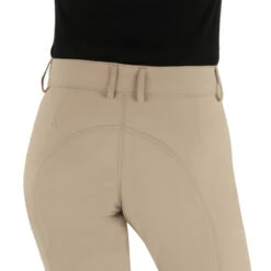 Ovation Child's Euroweave Front Zip Jodhpurs -Equestrian Supply Store 469815 Ovation Childs.Euroweave.Front .Zip.Jodhpurs Back
