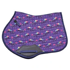 Curvy Saddle Pad - Romfh Matching Collection -Equestrian Supply Store 475157 ERS ROMFH.Curvy .Saddle.Pad Punk.Rock .Ponies
