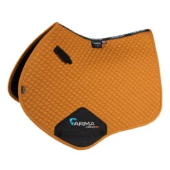 Shires Arma Jump Saddle Pads -Equestrian Supply Store 5269 shires saddle.pad mustard