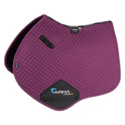 Shires Arma Jump Saddle Pads -Equestrian Supply Store 5269 shires saddle.pad plum