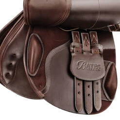 Bates Caprilli Close Contact+ Saddle With HART -Equestrian Supply Store B CAPCC girthpoints Cbrn