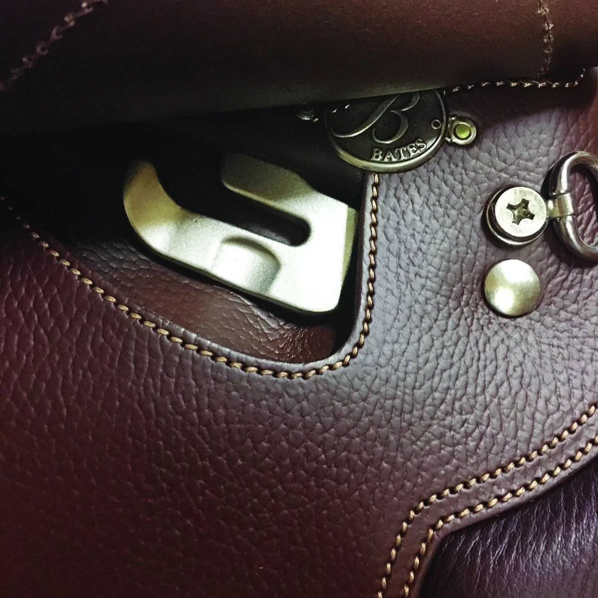 Bates Hunter Jumper Saddle With HART 3 Bates Hunter Jumper Saddle With HART - Image 3