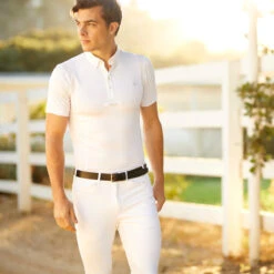 Ariat Men's TEK Short Sleeve Show Shirt 7 Ariat Men's TEK Short Sleeve Show Shirt -Equestrian Supply Store CopyofS20 MNS ENGL LaCunha Carmel Shot 02 0900