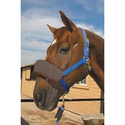 ECP Halter Fleece Noseband Cover -Equestrian Supply Store ECP halter.fleece.noseband.cover HP 5N 04 brwn