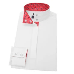 Essex Classics Ladies "Cock-a-Doodle-Do" Talent Yarn Straight Collar Long Sleeve Show Shirt -Equestrian Supply Store ESL35W2copy 20ce85eb b9cc 49eb a88f 3fa138e78478