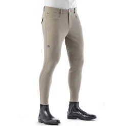 EGO 7 Men's Jumping EJ Knee Patch Breeches -Equestrian Supply Store Ego7 EJ Jumping Breech beige 12564.1586202832.1280.1280