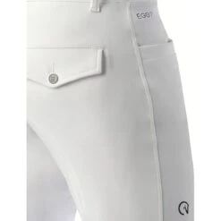 EGO 7 Men's Jumping EJ Knee Patch Breeches -Equestrian Supply Store Ego7 EJ Jumping Breech white 53426.1586202826.1280.1280