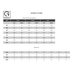 EGO 7 Women's Be Air Jacket -Equestrian Supply Store Ego7 Womens.Clothing.Size .Guide