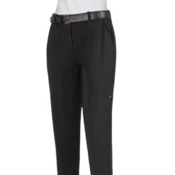 Equiline Ezene Women's Leisure Breeches -Equestrian Supply Store Equiline Ezene.Leasure.Breeches Black Front