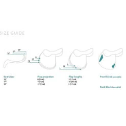 Equiline American Hunter Jumping Saddle -Equestrian Supply Store Equiline Saddle Size.Guide