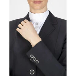 Equiline Women's GAIT Show Coat In X-Cool Evo 22 Equiline Women's GAIT Show Coat In X-Cool Evo -Equestrian Supply Store Equiline XCool black 47124.1587582462.1280.1280