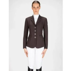 Equiline Women's GAIT Show Coat In X-Cool Evo 37 Equiline Women's GAIT Show Coat In X-Cool Evo -Equestrian Supply Store Equiline XCool brown 04133.1587582462.1280.1280