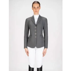 Equiline Women's GAIT Show Coat In X-Cool Evo 25 Equiline Women's GAIT Show Coat In X-Cool Evo -Equestrian Supply Store Equiline XCool grey 86922.1587582464.1280.1280