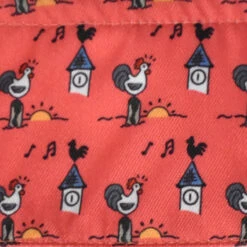 Essex Classics Ladies "Cock-a-Doodle-Do" Talent Yarn Straight Collar Long Sleeve Show Shirt -Equestrian Supply Store Essex.Classics Cock a doodle do show.shirt ESL35 W2 Swatch 00