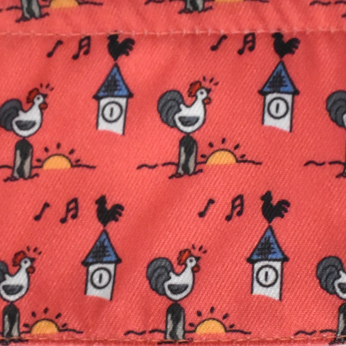 Essex Classics Girls "Roosters" Talent Yarn Straight Collar Long Sleeve Show Shirt 2 Essex Classics Girls "Roosters" Talent Yarn Straight Collar Long Sleeve Show Shirt - Image 2