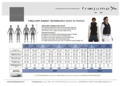 Freejump Airbag Vest -Equestrian Supply Store Freejumpsizechart