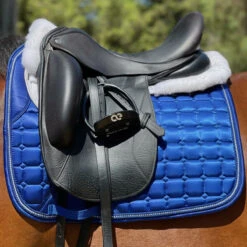 Halter Ego Satin Classic Saddle Pad -Equestrian Supply Store HEgo RYLBL DRSG HalterEgo Satin.Classic.Quilted.Saddle.Pad .Dressage Royal.Blue