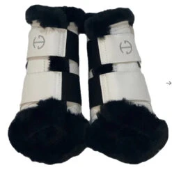 Halter Ego Brushing Boots -Equestrian Supply Store Hego Wht HalterEgo Brushing.Boot White