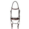 Huntley Equestrian Classic Fancy Stitched Hunter Bridle With Reins
