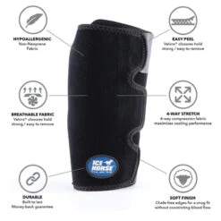 Ice Horse Knee Wrap -Equestrian Supply Store IH5000V MacKinnon IH.Knee .Wrap