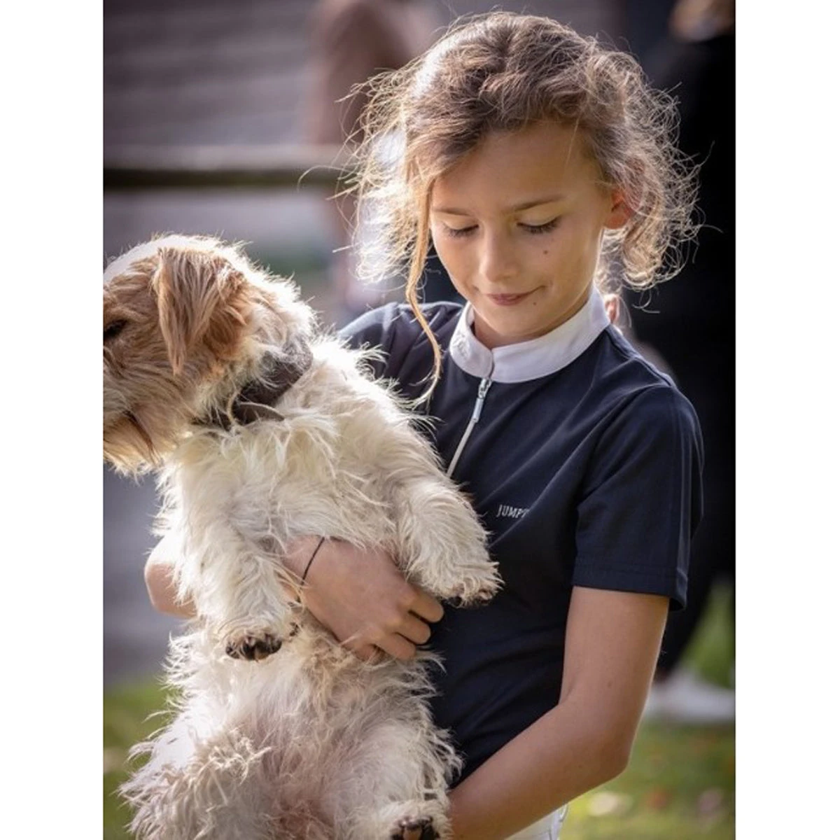 Jump'in Girls Short Sleeve Charlie Competition Polo Shirt 2 Jump'in Girls Short Sleeve Charlie Competition Polo Shirt - Image 2