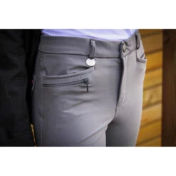 Jump'in Unisex Junior Sacha Breeches 17 Jump'in Unisex Junior Sacha Breeches -Equestrian Supply Store Jump.In Unisex.Junior.Sacha .Breeches Grey Pocket