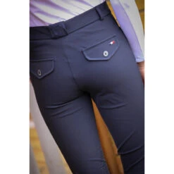 Jump'in Unisex Junior Sacha Breeches 15 Jump'in Unisex Junior Sacha Breeches -Equestrian Supply Store Jump.In Unisex.Junior.Sacha .Breeches Navy Back
