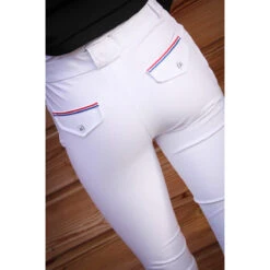 Jump'in Unisex Junior Sacha Breeches 21 Jump'in Unisex Junior Sacha Breeches -Equestrian Supply Store Jump.In Unisex.Junior.Sacha .Breeches White Back
