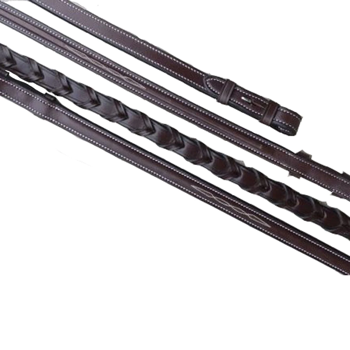 Red Barn By KL Select Fancy Laced Reins 1 Red Barn By KL Select Fancy Laced Reins