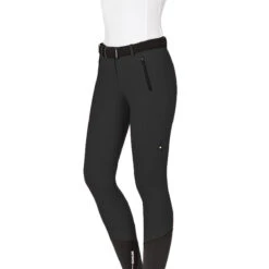 Equiline CantaK Women's B-Move Knee Patch Breeches -Equestrian Supply Store N08975 Cantak 006 Front DEA