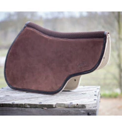 Penelope Combo Half Pad -Equestrian Supply Store P190 French.EQ Penelope Combo.Half .Pad Side Havana