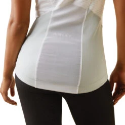 Ariat Womens Ascent 1/4 Zip Short Sleeve Show Shirt -Equestrian Supply Store S23 WMS ENGL 10043400 detail04