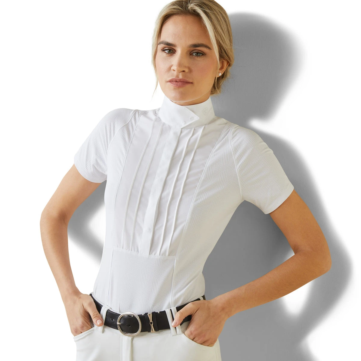 Ariat Womens Luxe Short Sleeve Show Shirt 1 Ariat Womens Luxe Short Sleeve Show Shirt