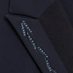 Samshield Women's Frac Crystal Flower Shadbelly -Equestrian Supply Store Samshield Frac.Crysta.Flower Navy Detail