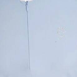 Samshield Women's Louison Short Sleeve Show Shirt -Equestrian Supply Store Samshield Louison.SS Powder.Blue Detail