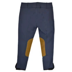 Tailored Sportsman Vintage Mid Rise Front Zip Breeches -Equestrian Supply Store T.Sports 1963 French.Blue Tan 4